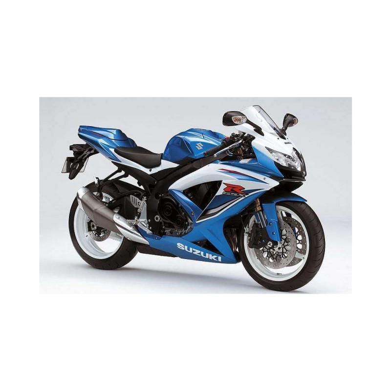 Autocolantes de Moto Suzuki GSXR 600 & 750 K9 Ano 2009 Azul - Star Sam