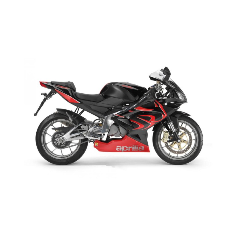 Autocolantes Moto Aprilia RS 50 125 Ano 2008 Preto - Star Sam