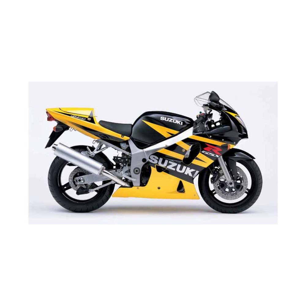 Suzuki GSXR 600 Motorbike Stickers Year 2003 Yellow - Star Sam
