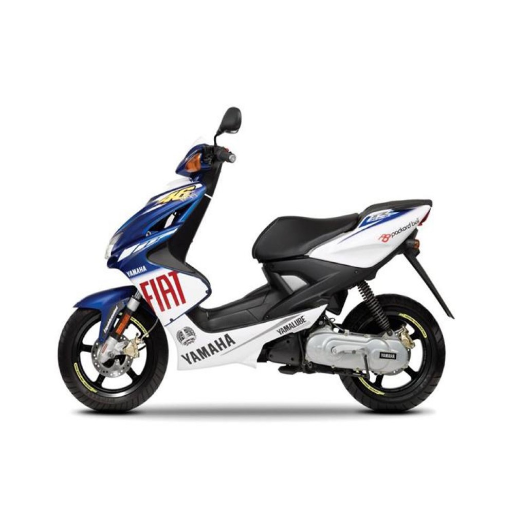 Naklejki na motocykle Yamaha Aerox Rossi Fiat Rok 2010 - Star Sam
