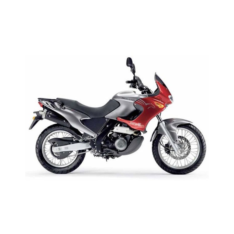 Aprilia Pegaso 650 ie Motorrad Aufkleber Jahr 2003 Rot - Star Sam