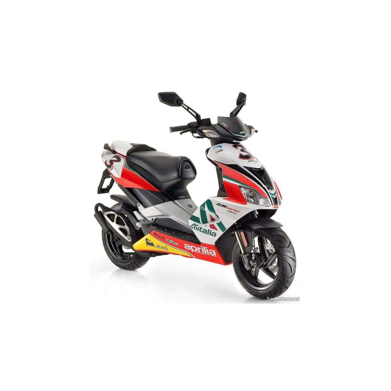 Aprilia SR 50 SBK Alitalia Motorrad Aufkleber  - Star Sam