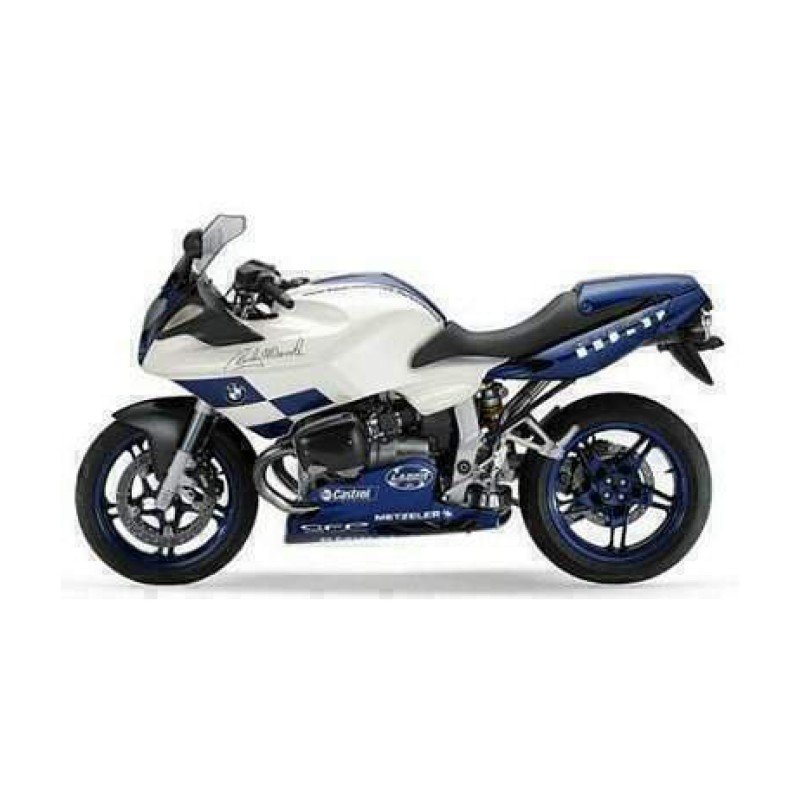 für BMW Motorrad 2x BMW Motorrad Motorsport grafik Aufkleber ( Weiß )