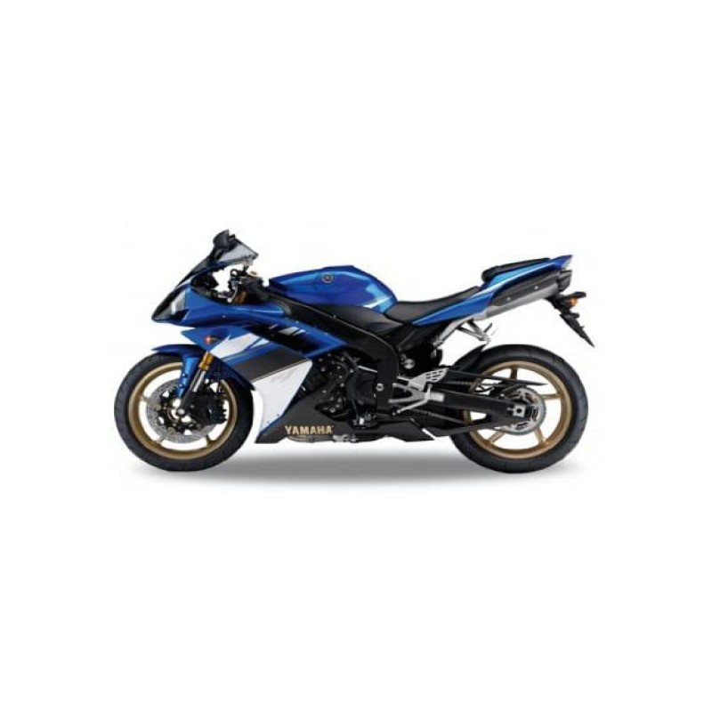 Yamaha R1 Motorrad Aufkleber Jahr 2014 Weisse Farbe - Star Sam