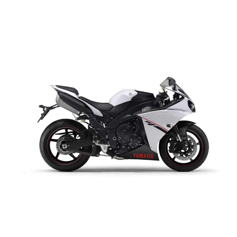 Yamaha R1 Motorbike Stickers Year 2014 White Colour - Star Sam