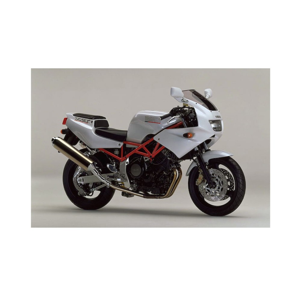 Yamaha TRX 850 Motorrad Aufkleber Weisse Farbe - Star Sam