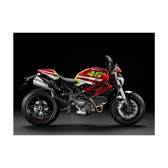 Ducati Monster Rossi Motorrad Aufkleber Gelb Und Weib - Star Sam