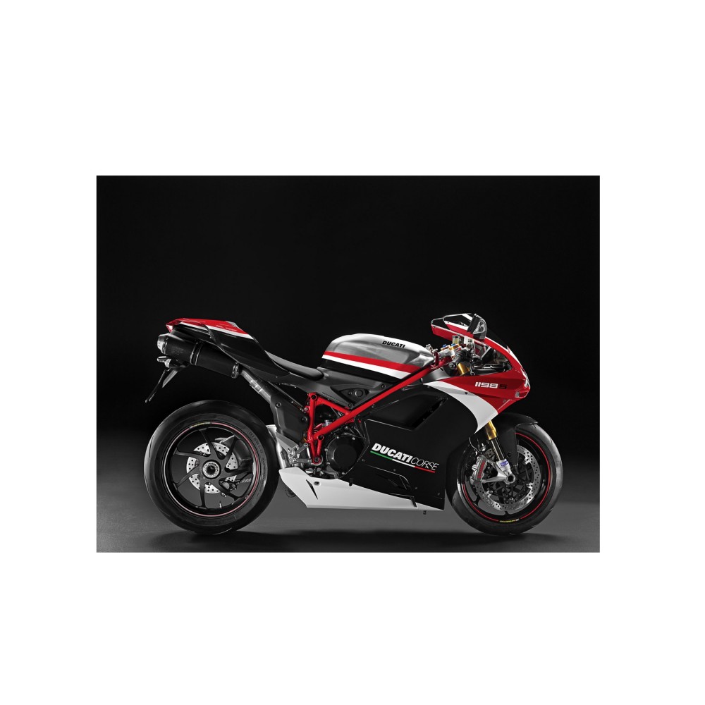 Ducati 1198S Special Edition Motorrad Aufkleber 2010 - Star Sam