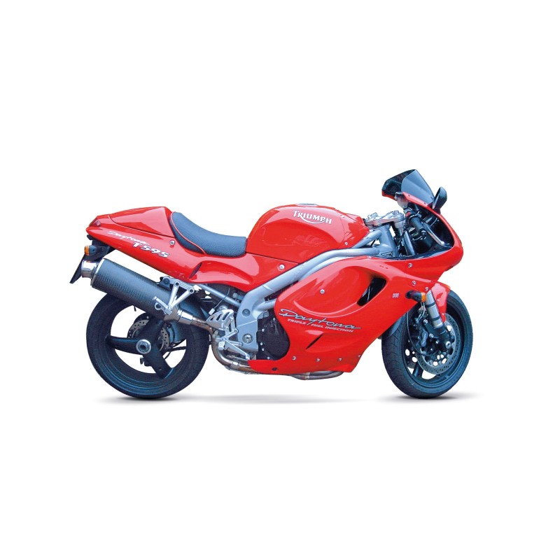 Motorrad Aufkleber Triumph Daytona T595  1997 Rot - Star Sam