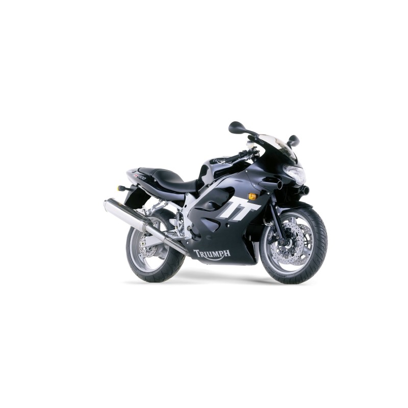 Triumph TT600 Motorbike Sticker White And Grey - Star Sam