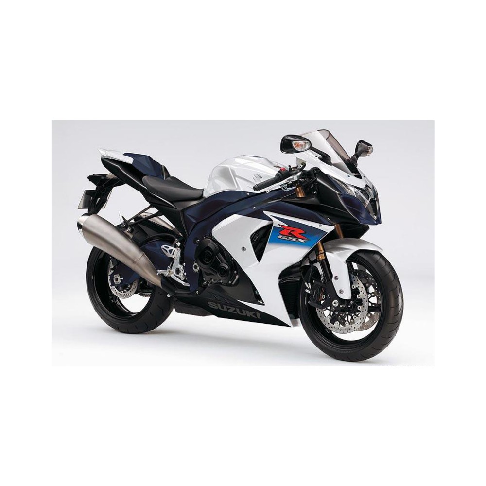 Suzuki White GSXR 1000 Motorbike Stickers Year 2010 - Star Sam