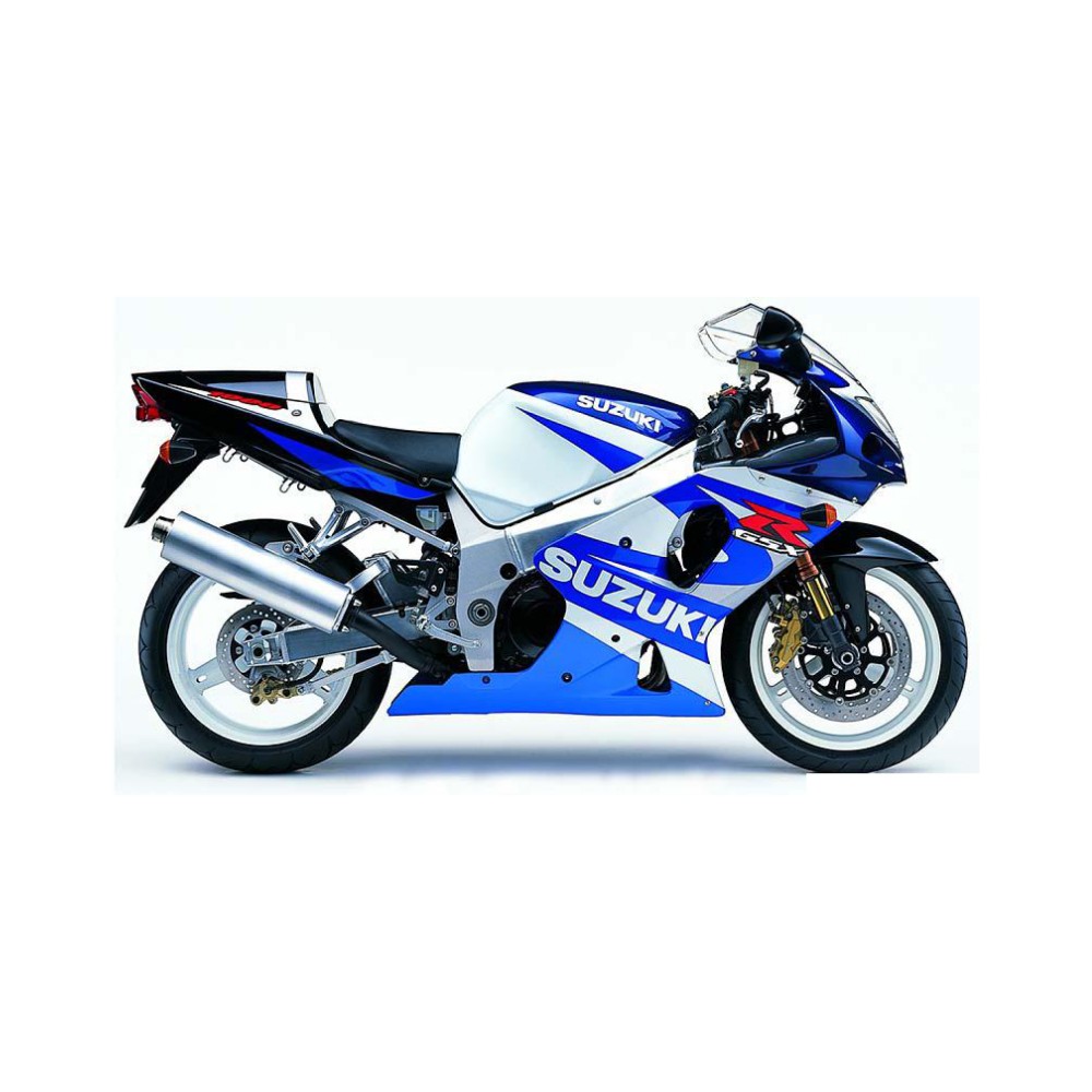 Moto Stickers Suzuki GSXR 1000 Jaar 2001 Blauw - Ster Sam
