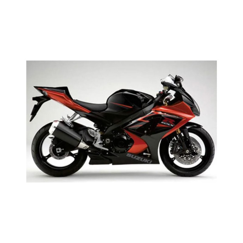 Autocollant Motos Suzuki GSXR 1000 2007 Rouge e Noir - Star Sam