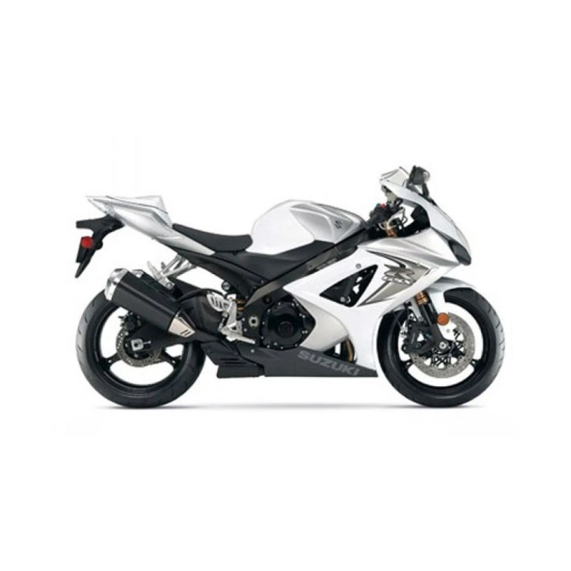 Suzuki GSXR 1000 K8 Motorrad Aufkleber Jahr 2008 Weiss - Star Sam