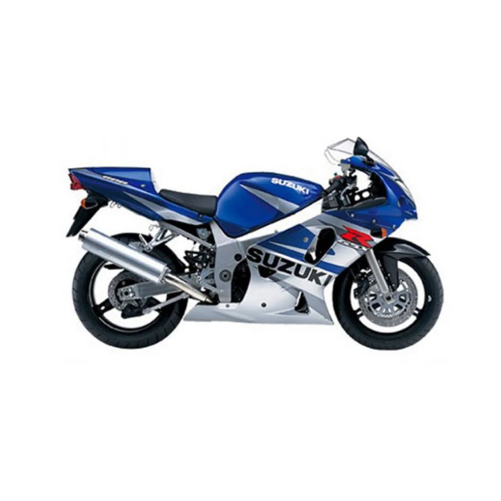 Naklejki na motocykle Suzuki GSXR 600 Rok 2002 Niebieski - Star Sam