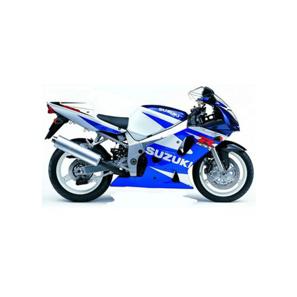 Suzuki GSXR 750 Motorbike Stickers Year 2002 Blue - Star Sam