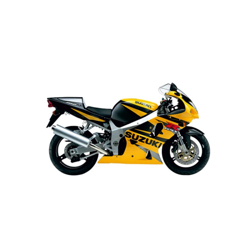 Suzuki GSXR 750 Motorrad Aufkleber Jahr 2002 Gelbe - Star Sam