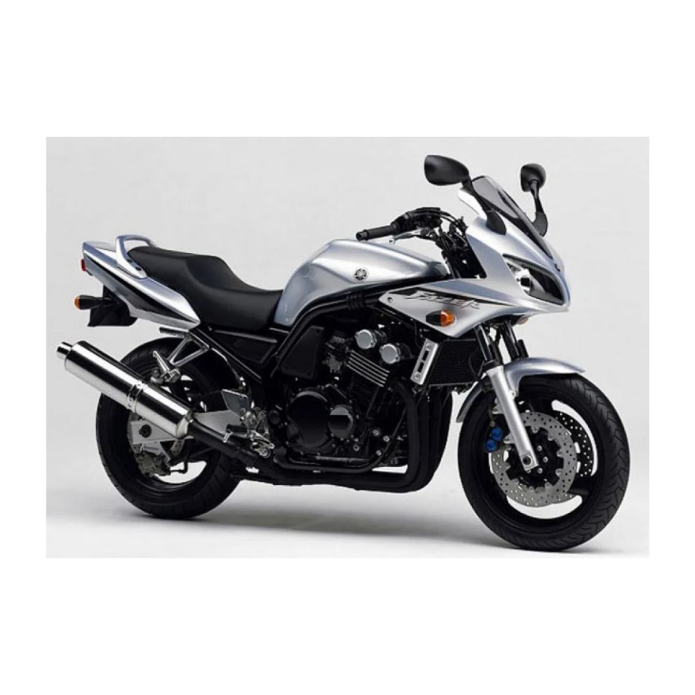 Naklejki Moto Yamaha FZS 600 FAZER Rok 2002 do 2003 Srebrny - Star Sam