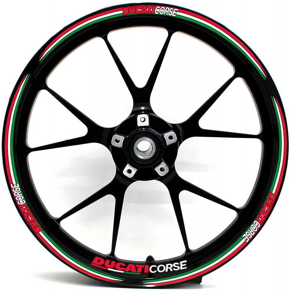 Stickers voor de velg Ducati Corse Italia - Ster Sam