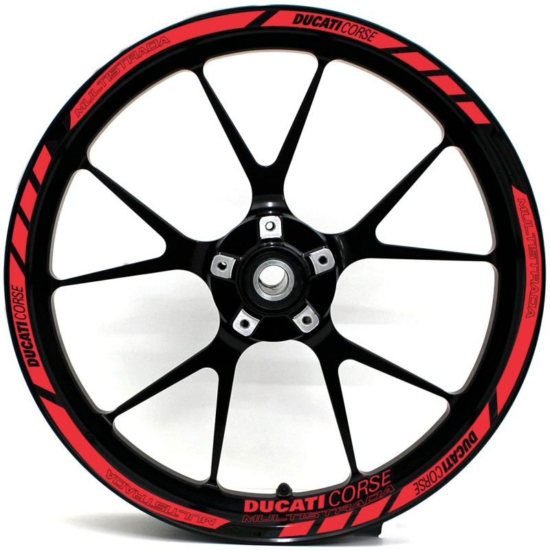 Pegatinas llantas Moto Ducati Corse Multistrada 2 - Star Sam