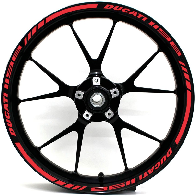 autocollant Per Jantes Moto Ducati 1198 Modele 2 - Star Sam