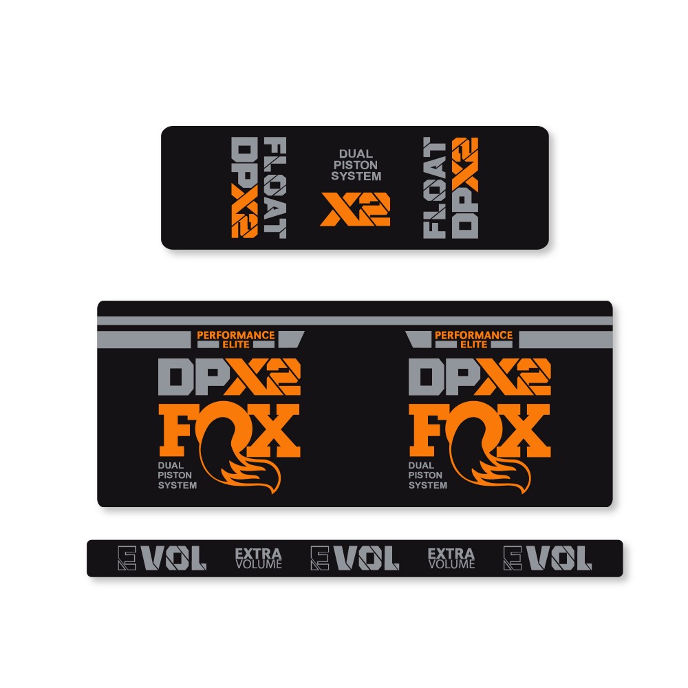 Fox DPX2 Performance Elite 2021 Fahrrad-Aufkleber - Star Sam