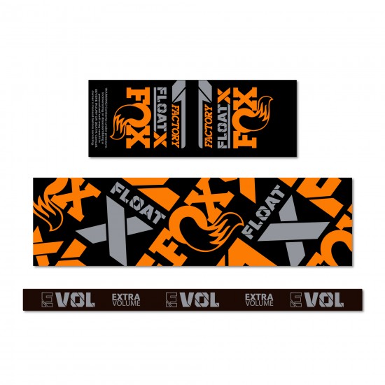 Stickers Pour Amortisseur Velo Fox Float X factory 2022 - Star Sam