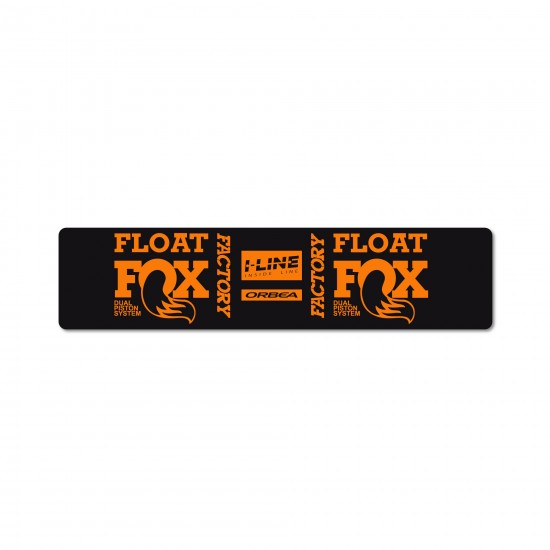Fox Float factory Shock Absorber Bike Sticker - Star Sam