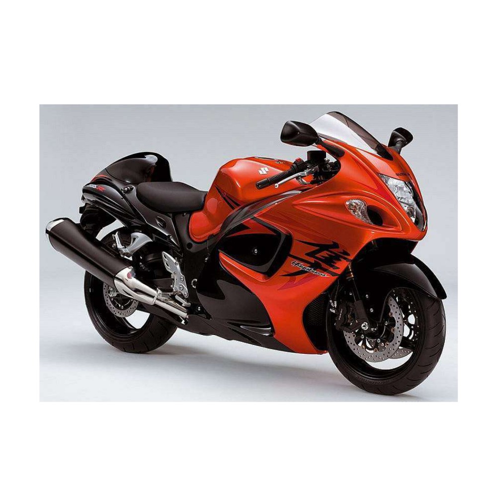 Naklejki na motocykle Suzuki Hayabusa Rok 2009 Pomarańczowy - Star Sam