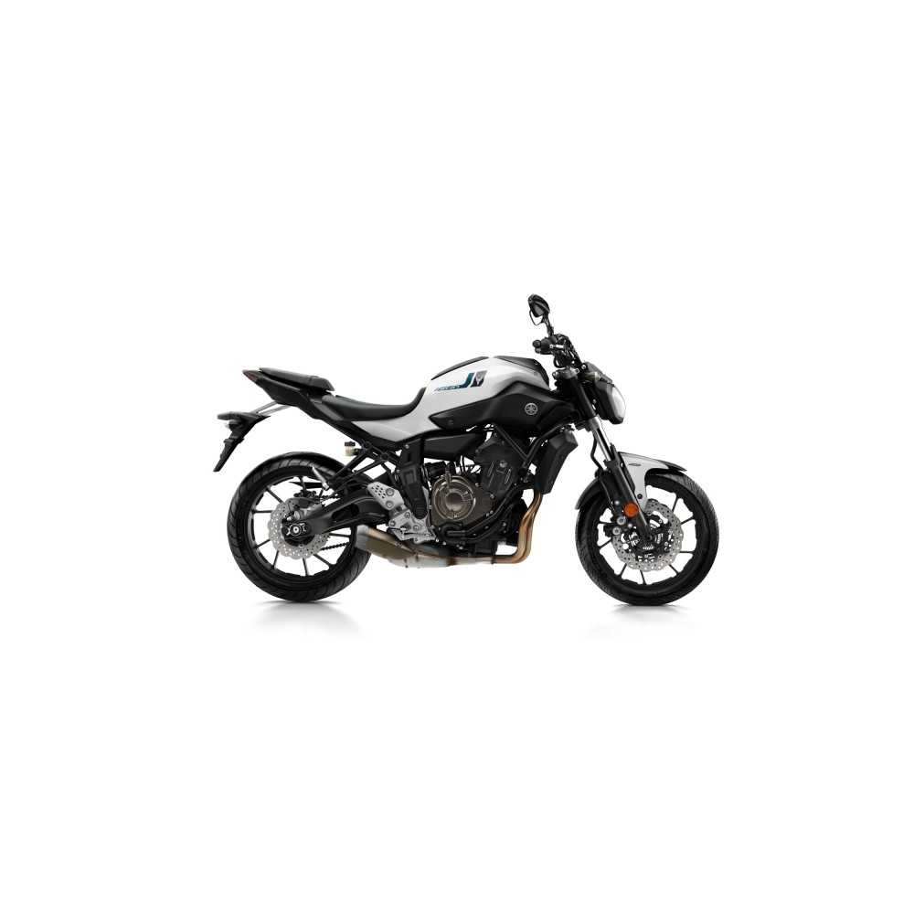 Yamaha MT 07 Motorbike Stickers Year 2017 White Colour - Star Sam