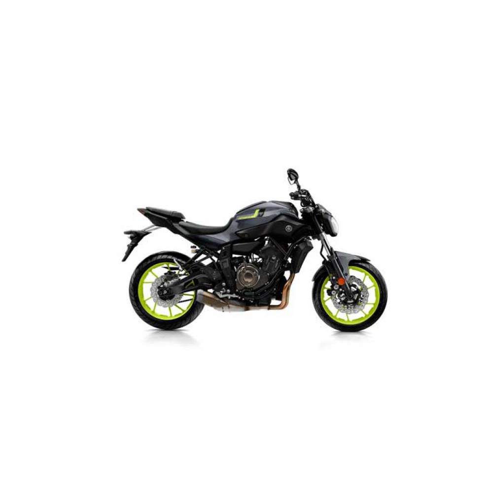 Yamaha MT 07 Motorbike Stickers Year 2017 Grey Colour - Star Sam