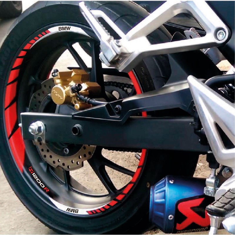 Autocolantes de Moto Rim BMW R1200R Modelo 2 - Star Sam