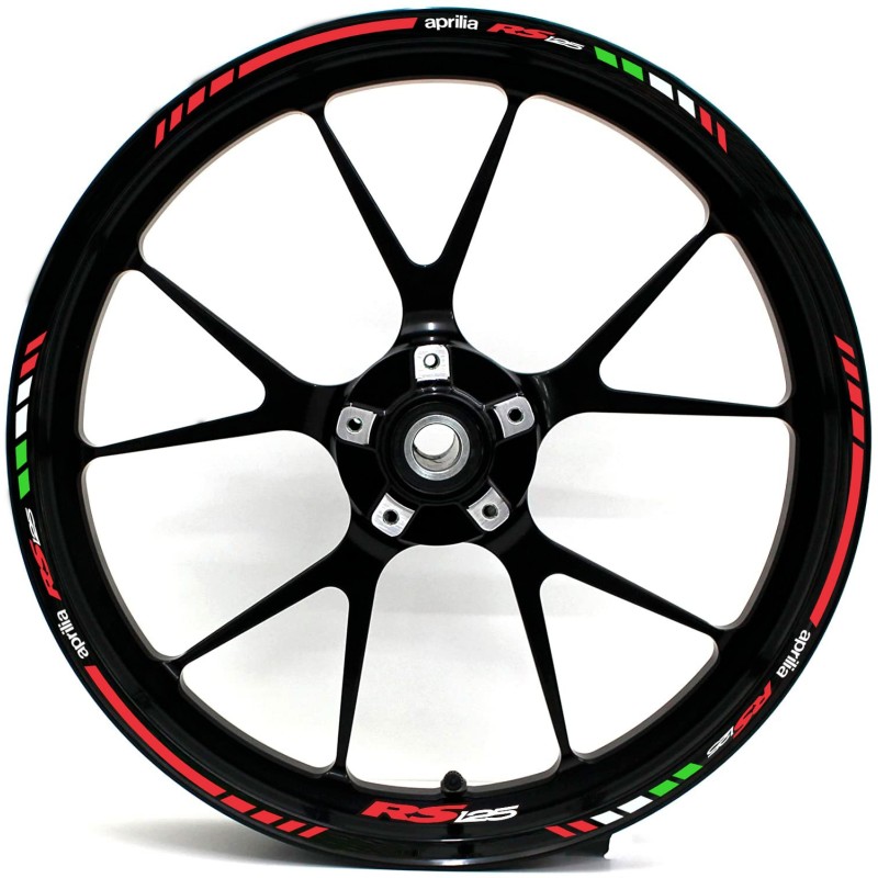 Autocollants Pour Jantes De Motos Aprilia RS 125 Modele 2 - Star Sam