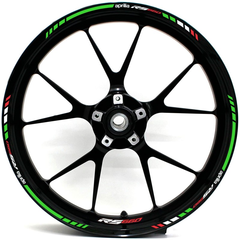 Autocollants Pour Jantes De Motos Aprilia RS 660 Modele 2 - Star Sam