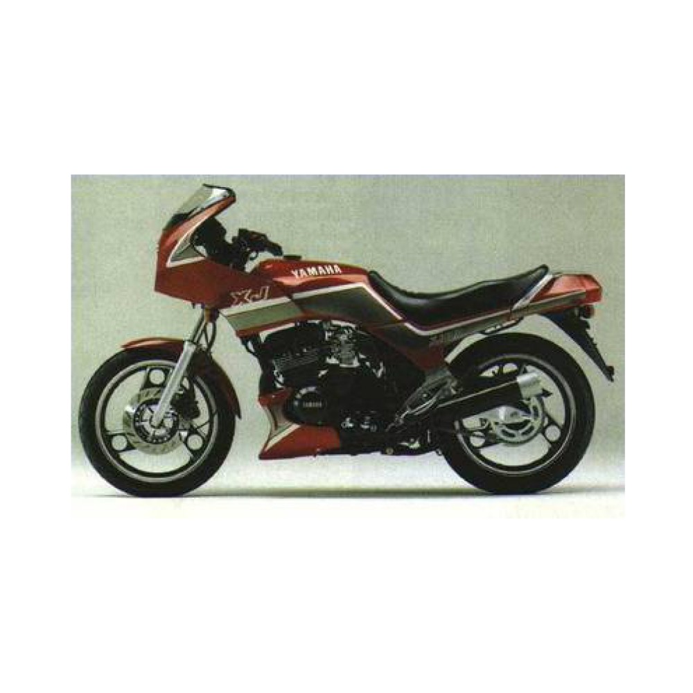 Yamaha XJ 600 Mod 2 Motorrad Aufkleber 1987-90 Rot - Star Sam