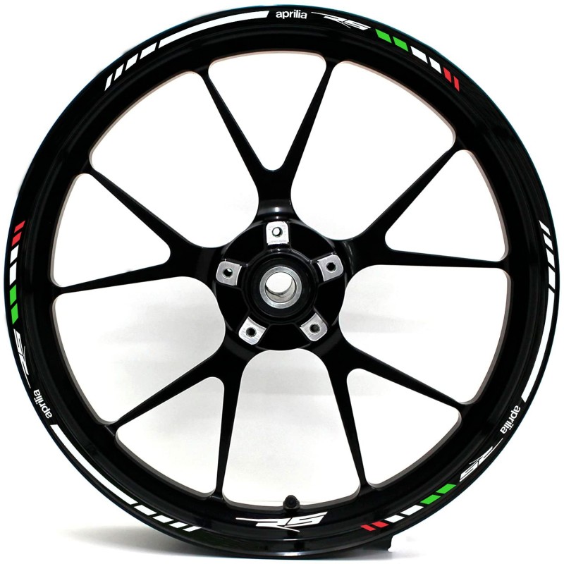 Autocollants Pour Jantes De Motos Aprilia RS Modele 2 - Star Sam