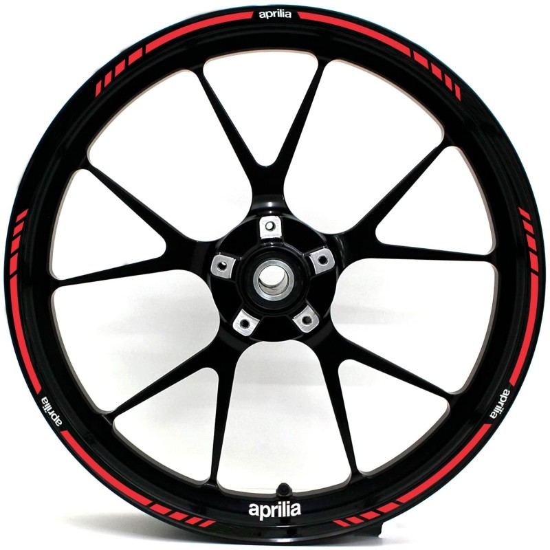 Aprilia Generica Rims Motorbike Stickers Choose Colour - Star Sam