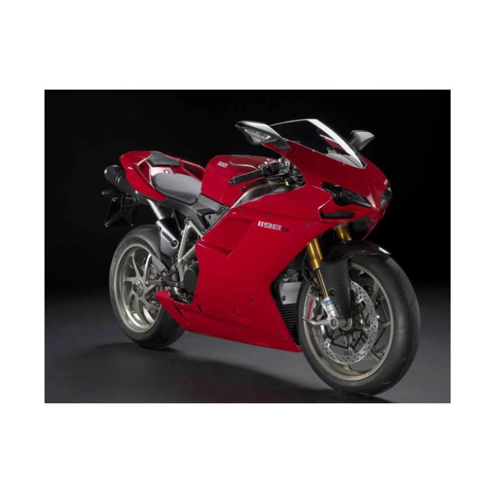 Ducati Rot 1198S Motorrad Aufkleber Graue Farbe - Star Sam