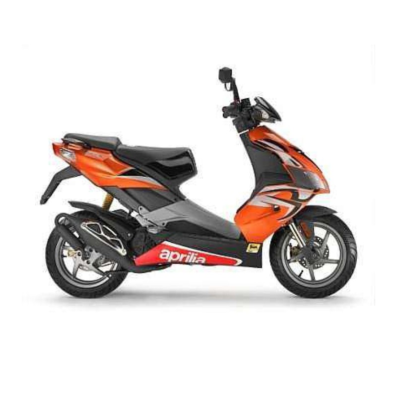 Autocollants Motos Scooter Aprilia SR 50 2009 Orange - Star Sam