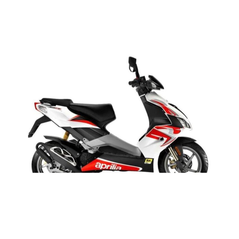 Autocolantes de Motocicleta Aprilia SR 50 2009 Branco - Star Sam