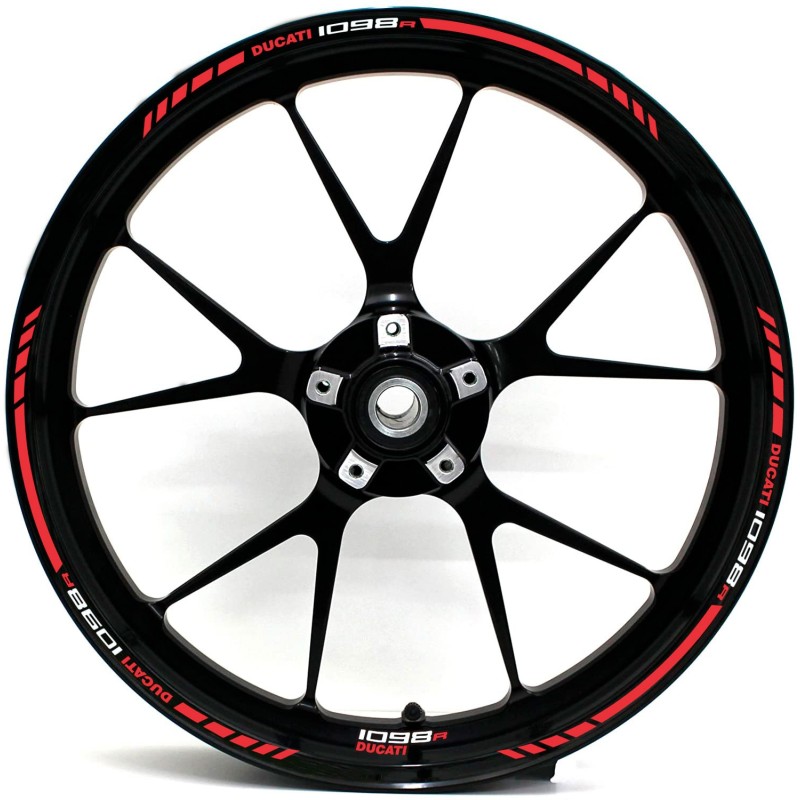 Autocollants Pour Jantes De Motos Ducati 1098R - Star Sam