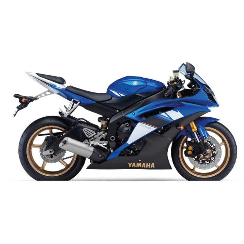 Autocolantes de Motos Yamaha YZF R6 Ano 2008 Azul - Star Sam