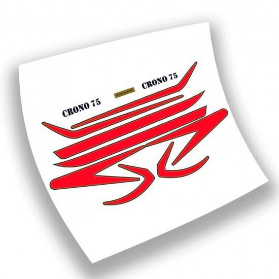 Moto Stickers Montesa Crono 75 Zestaw naklejek Biały - Star Sam