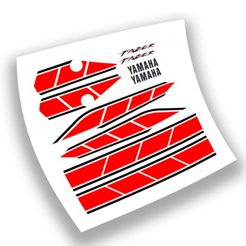 Yamaha Fazer 50th Aniversary Motorbike Stickers - Star Sam