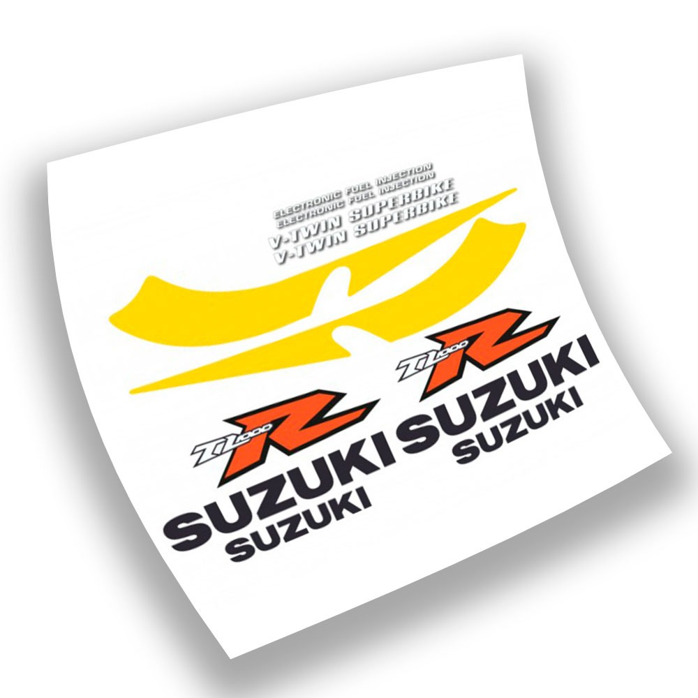 Suzuki TL 1000 R Motorbike Stickers Year 2000 Yellow - Star Sam