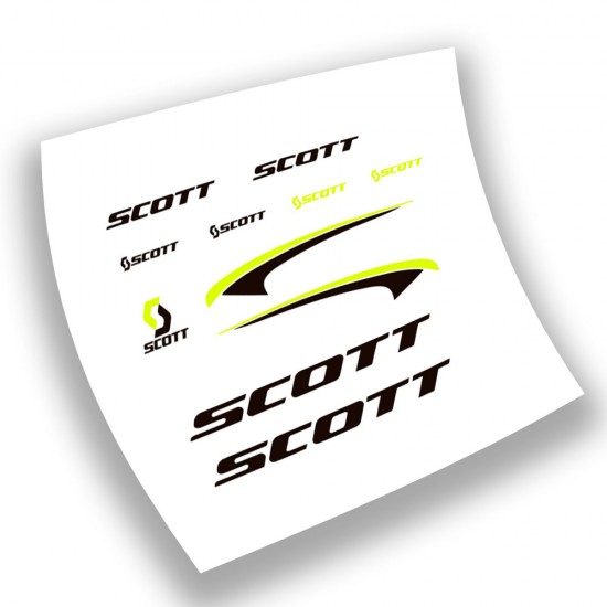 Pegatinas Para Cuadro De Bicicleta Scott Troquelado - Star Sam