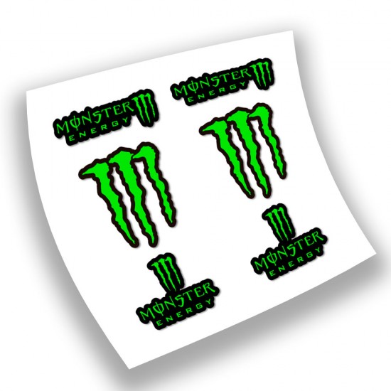 Monster Energy Sponsoren Aufkleber - Bremssattel-Aufkleber