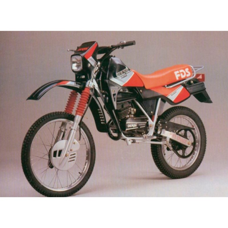 Derbi FDS Word Champion Classic Motorrad Aufkleber Schwarz - Star Sam