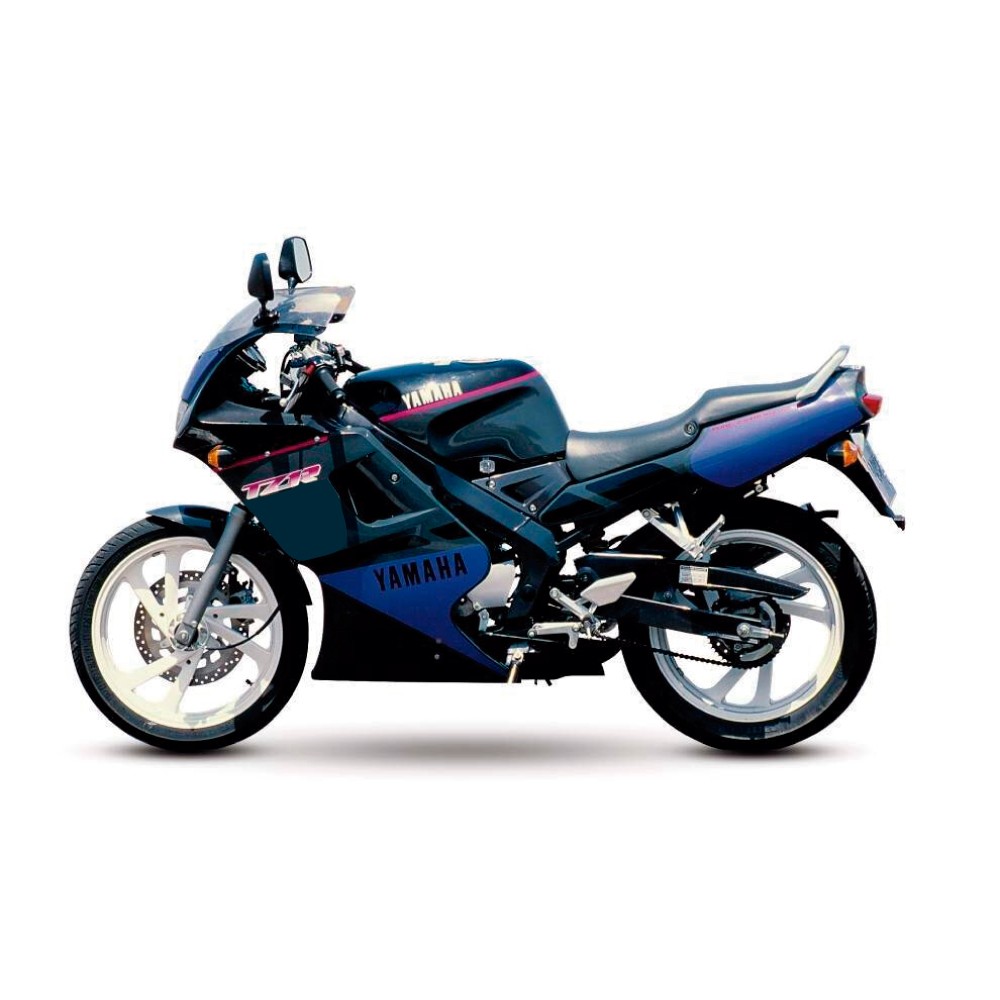Yamaha TZR 80RR Klasyczny Motocykl Zestaw Naklejek Czarny - Star Sam