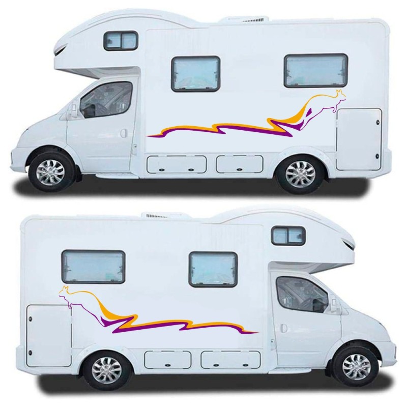 Animal Themed Caravan Sticker Set Mod.4 - Star Sam